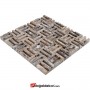 Patlatma Doğal Taş Gümüş Silver Duvar Paneli 1x48cm-DT1502